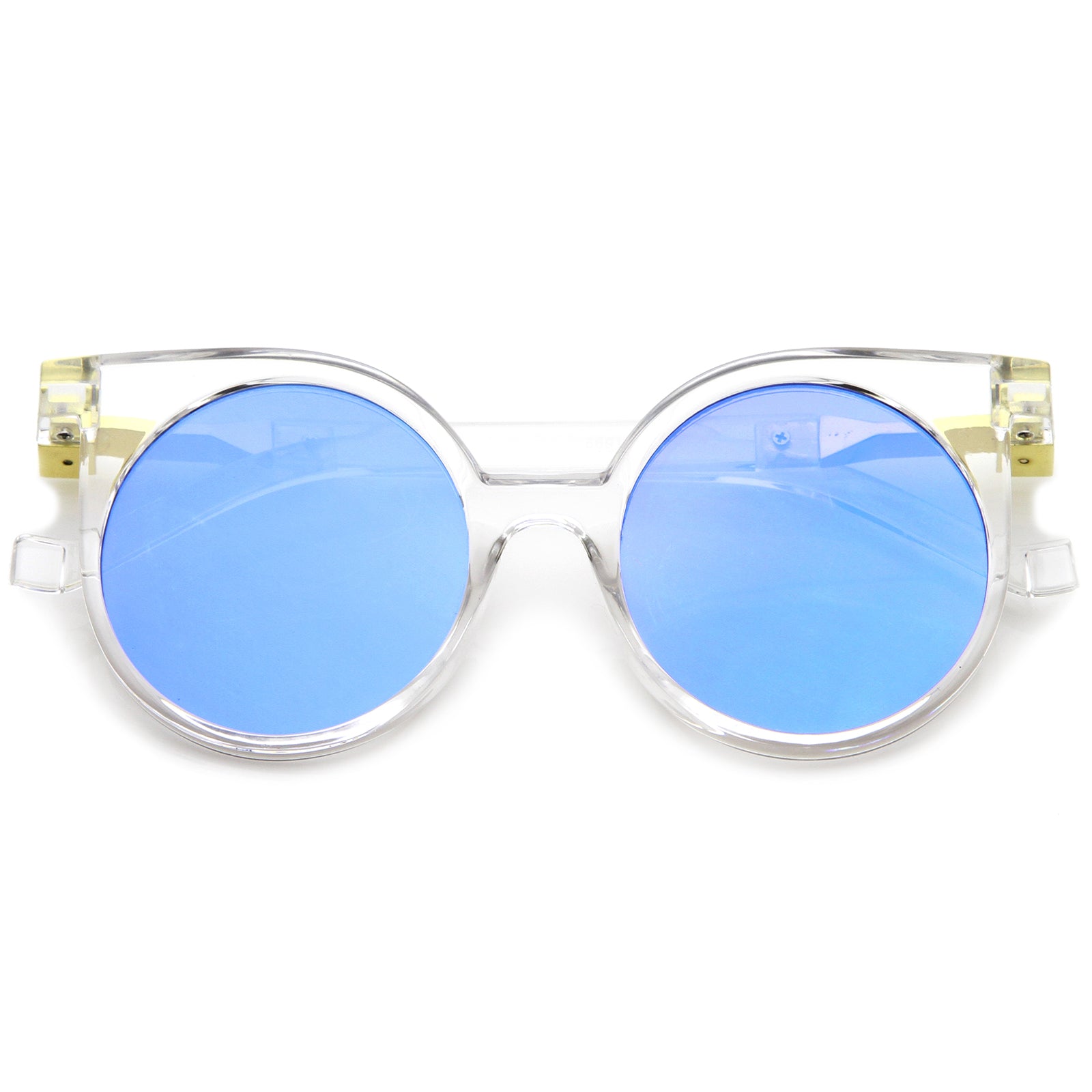 Clear / Blue Mirror