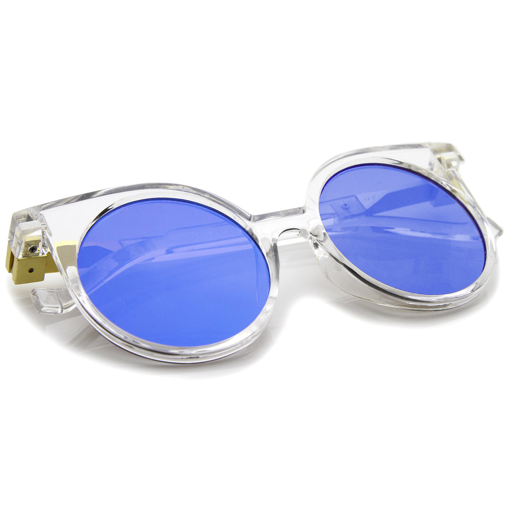 Clear / Blue Mirror