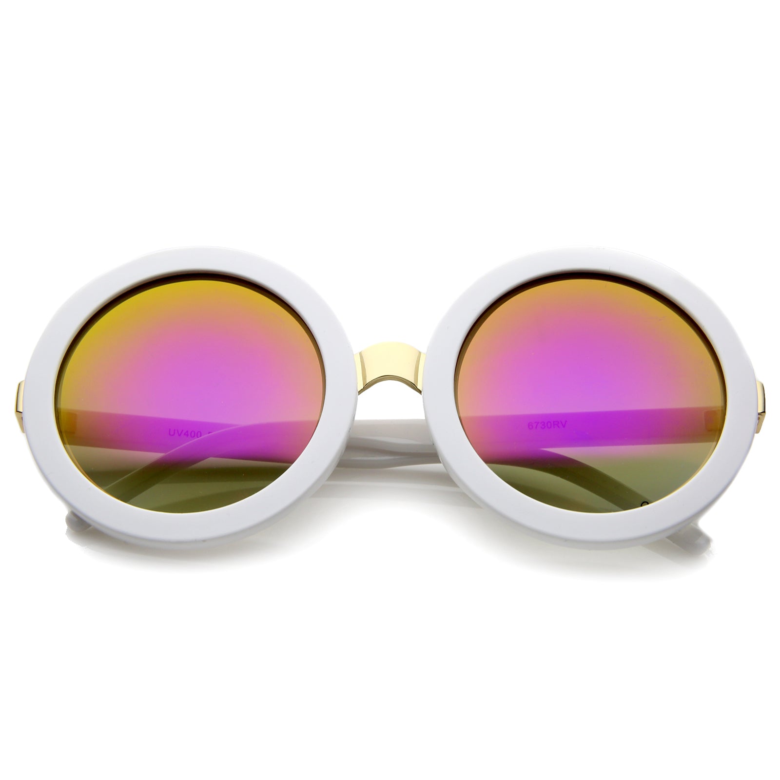 White / Magenta Mirror