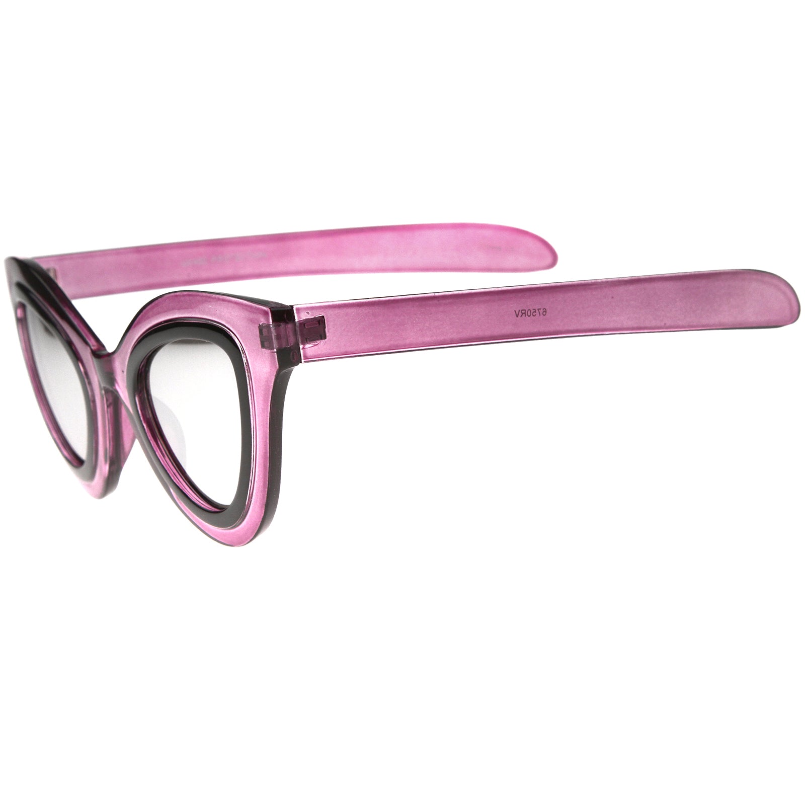 Pink-Black / Silver Mirror