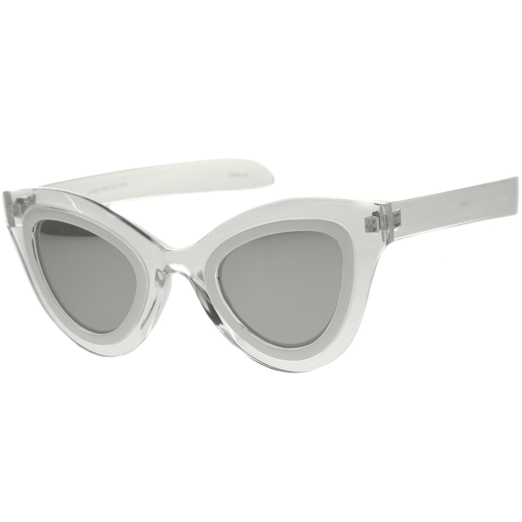 Clear-White / Silver Mirror