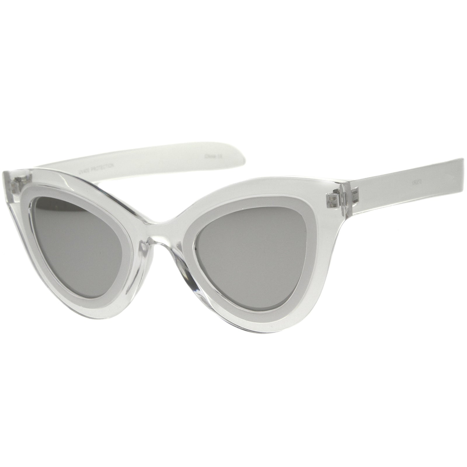 Clear-White / Silver Mirror