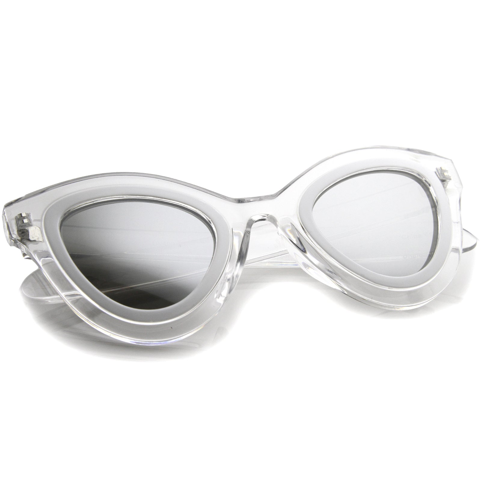 Clear-White / Silver Mirror