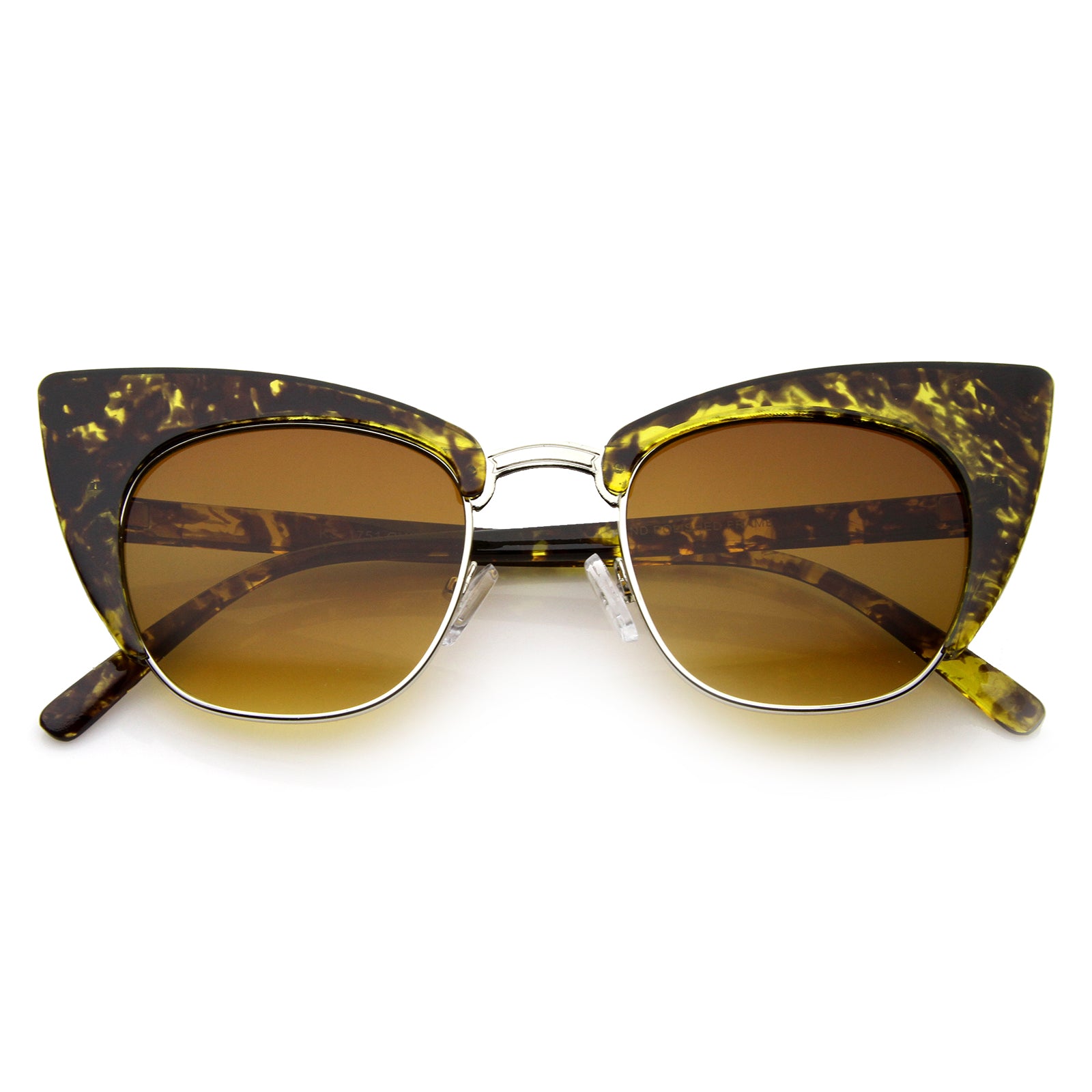 Buy Tortoise Frame Brown Lens Cat Eye Sunglasses for Women