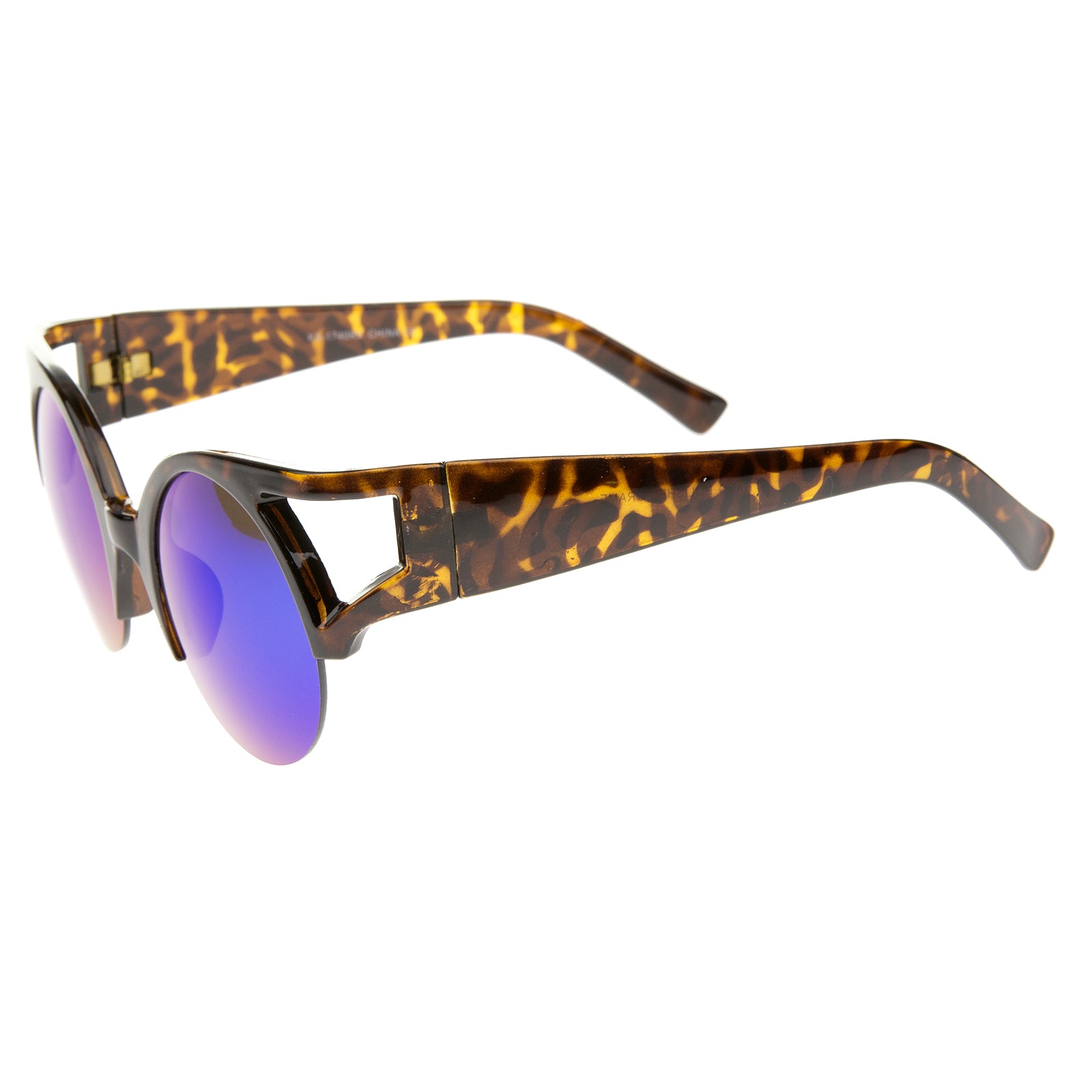 Orange-Tortoise / Green-Purple Mirror