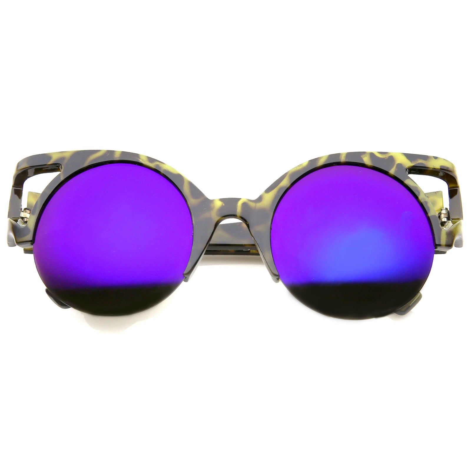 Brown-Tortoise / Purple Mirror