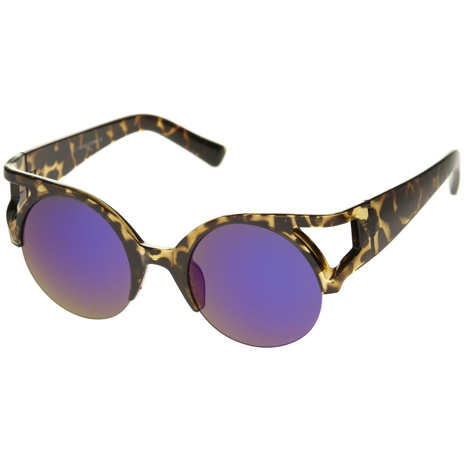 Brown-Tortoise / Purple Mirror