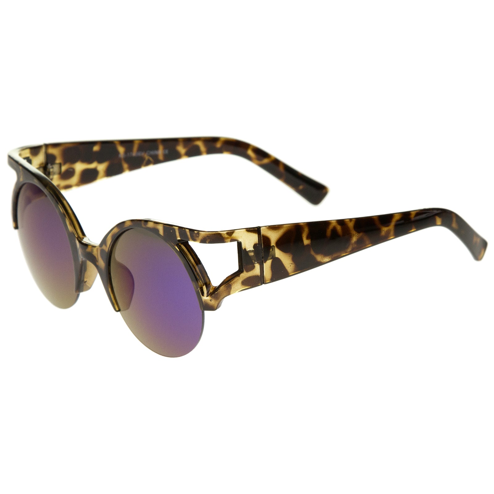 Brown-Tortoise / Purple Mirror