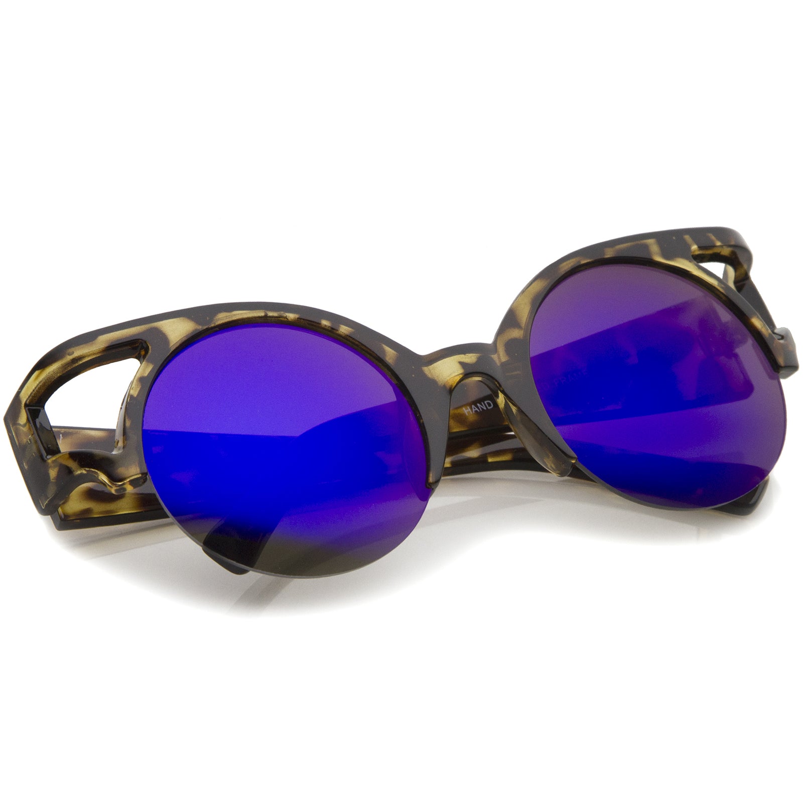 Brown-Tortoise / Purple Mirror