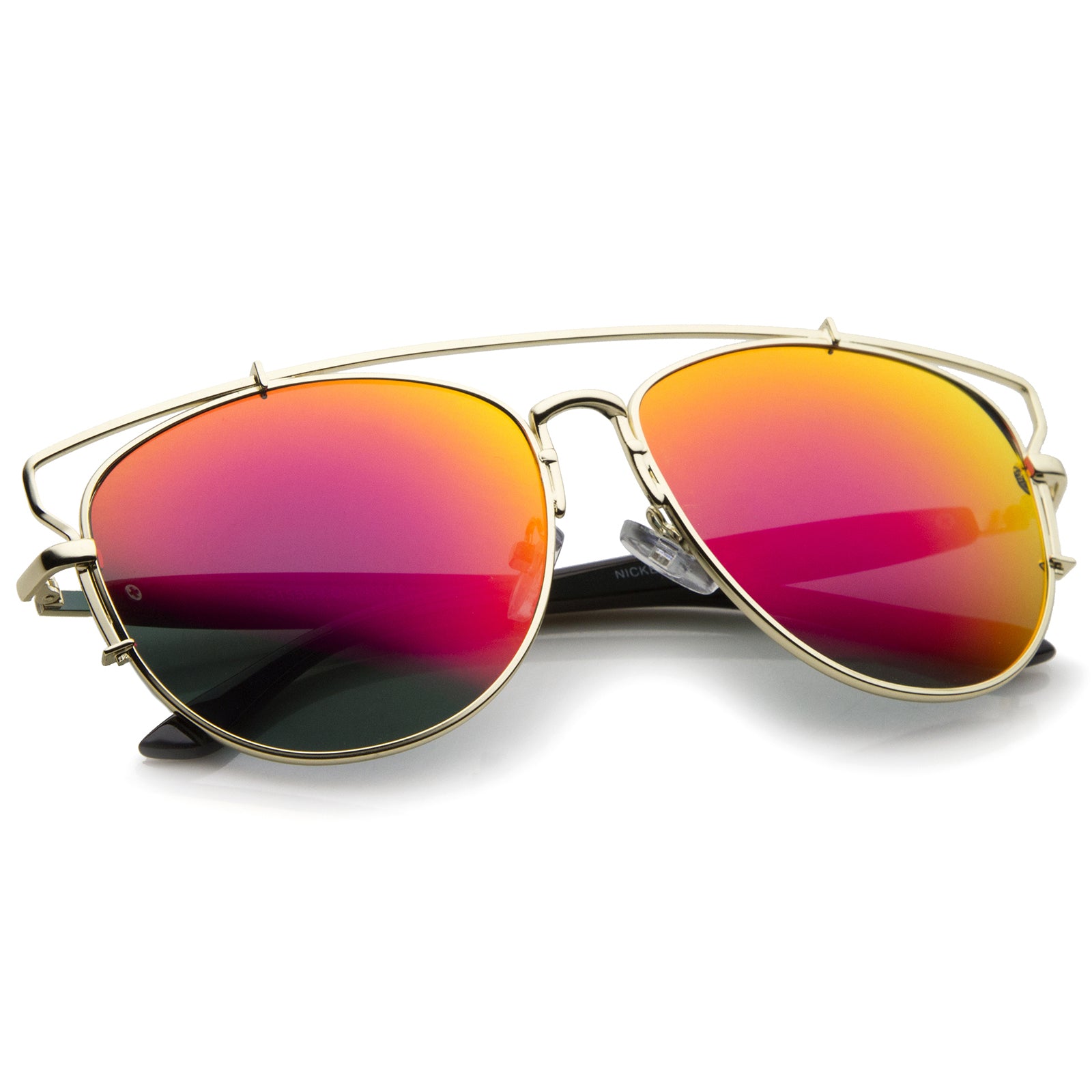Gold / Magenta Mirror