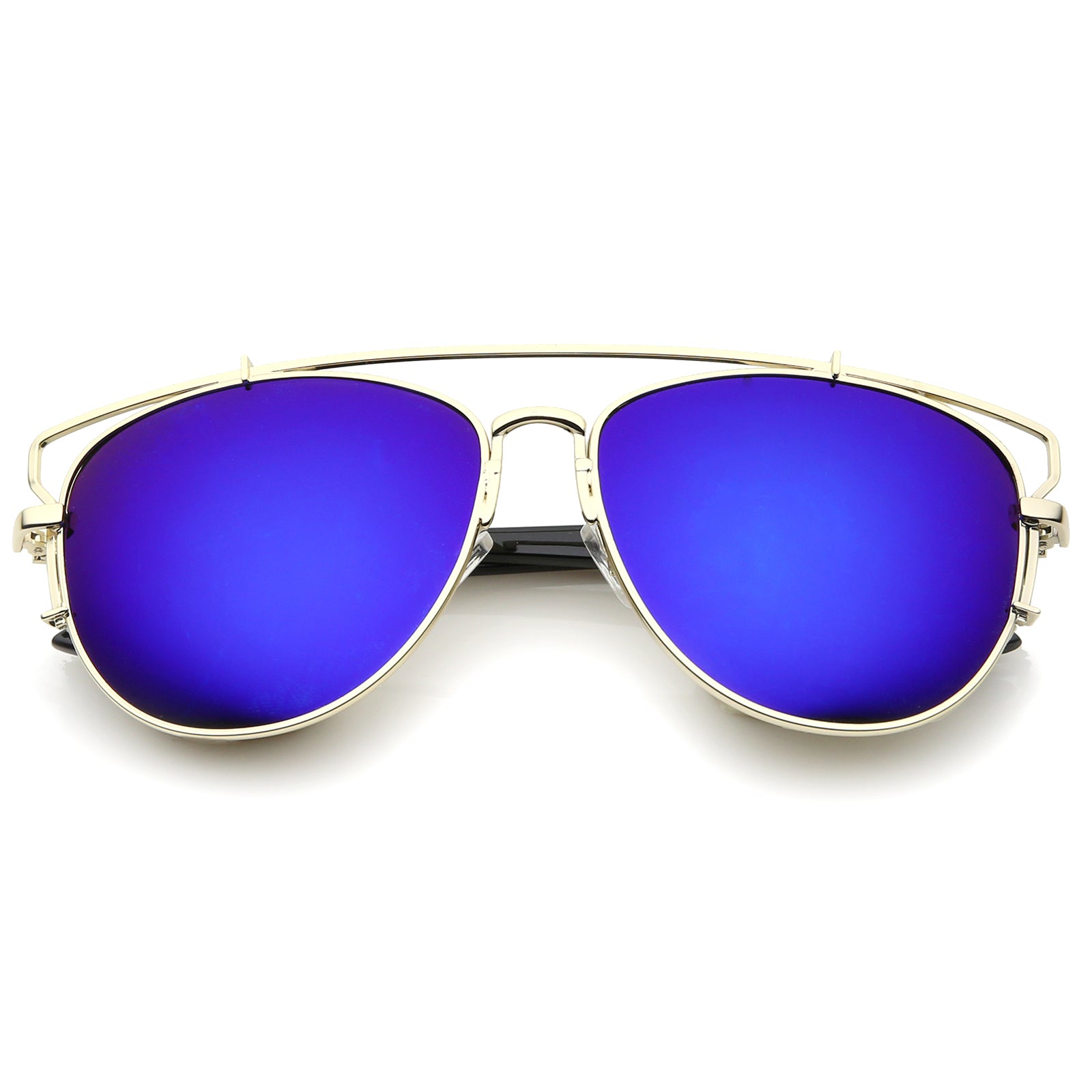 Gold / Blue Mirror