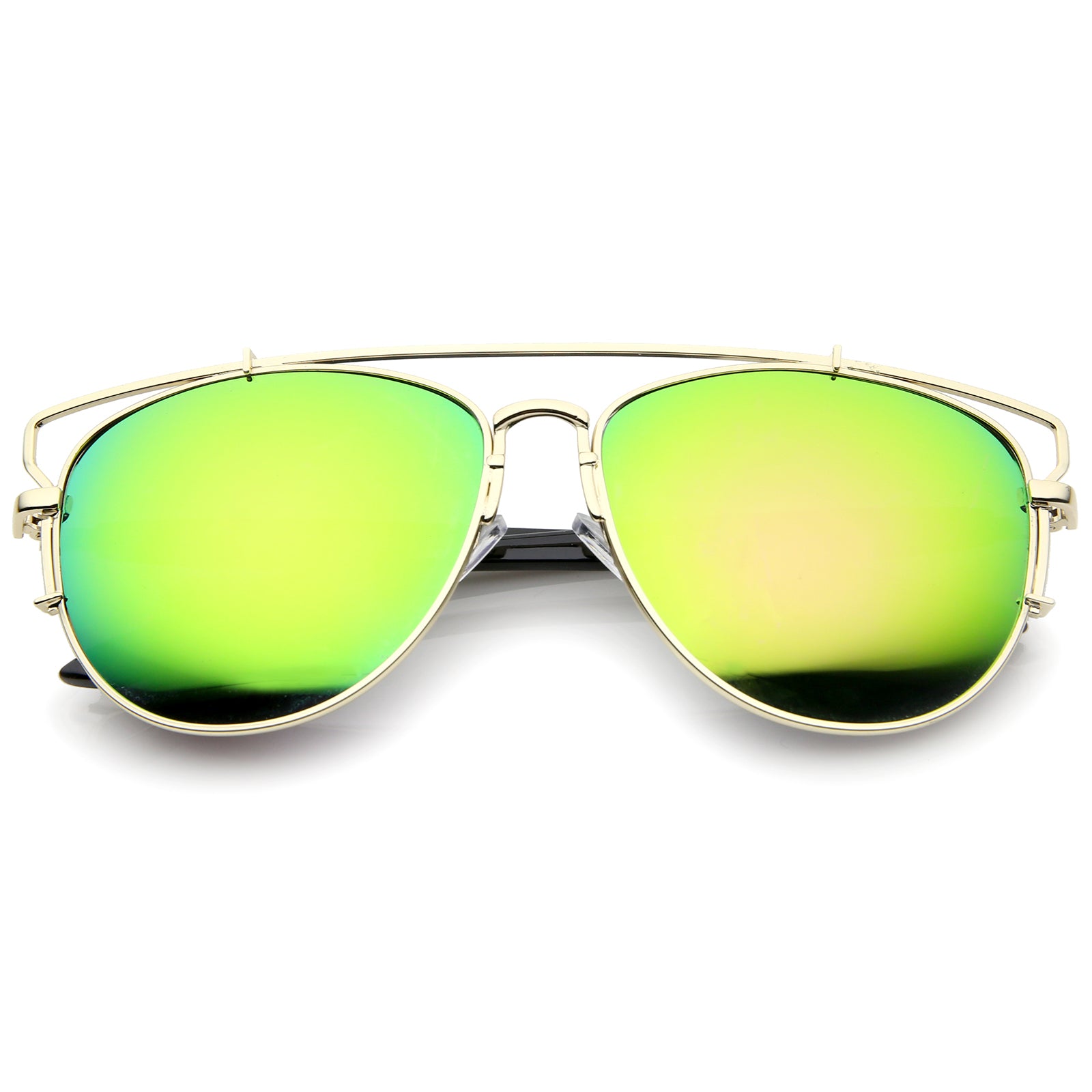 Gold / Green Mirror