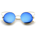 Gold / Blue Mirror