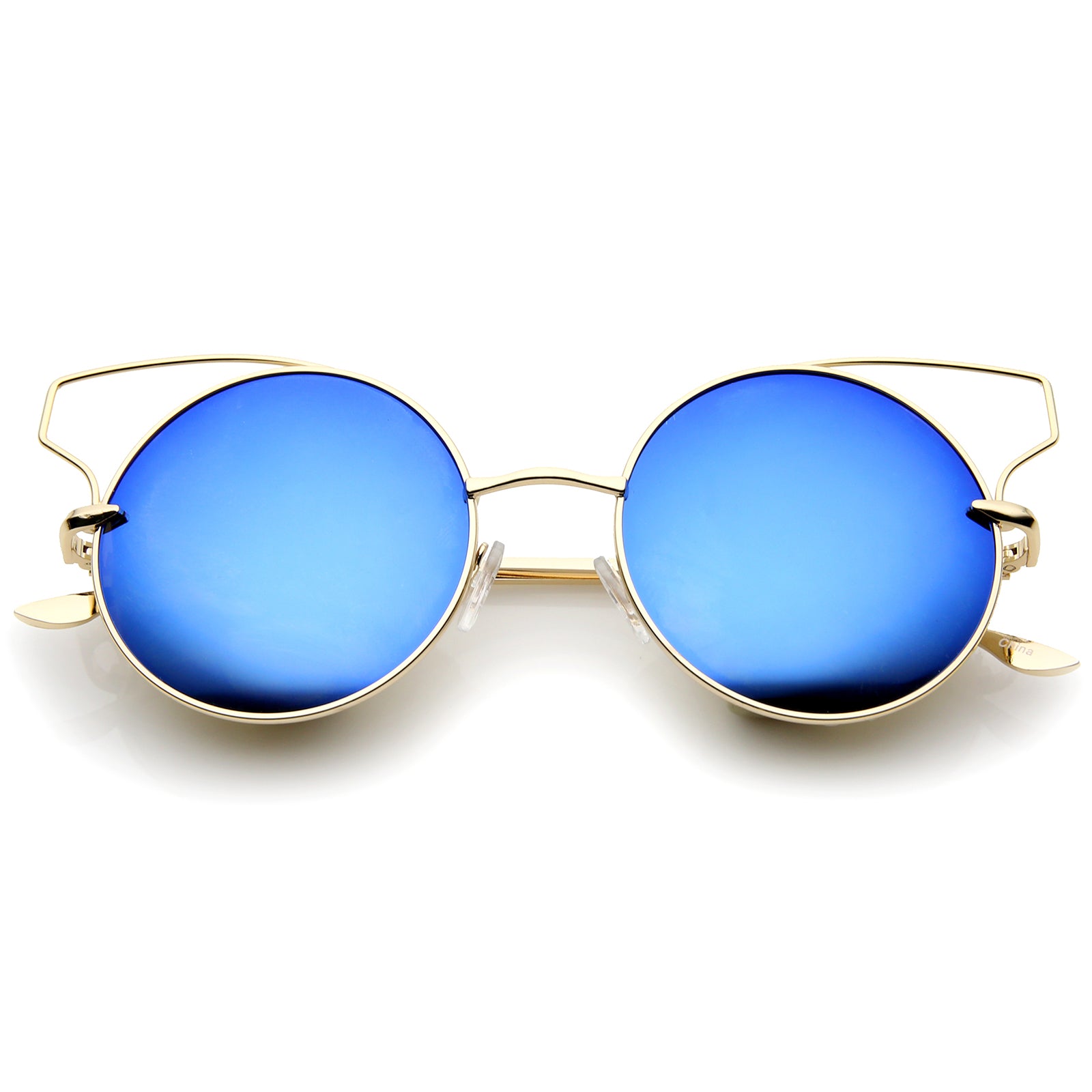 Gold / Blue Mirror