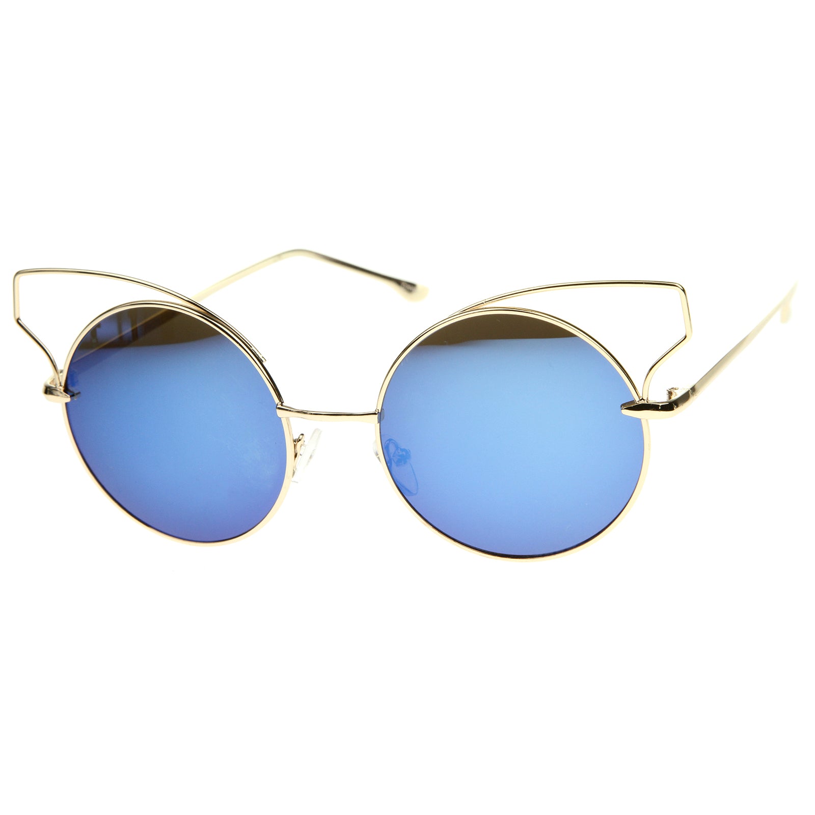 Gold / Blue Mirror