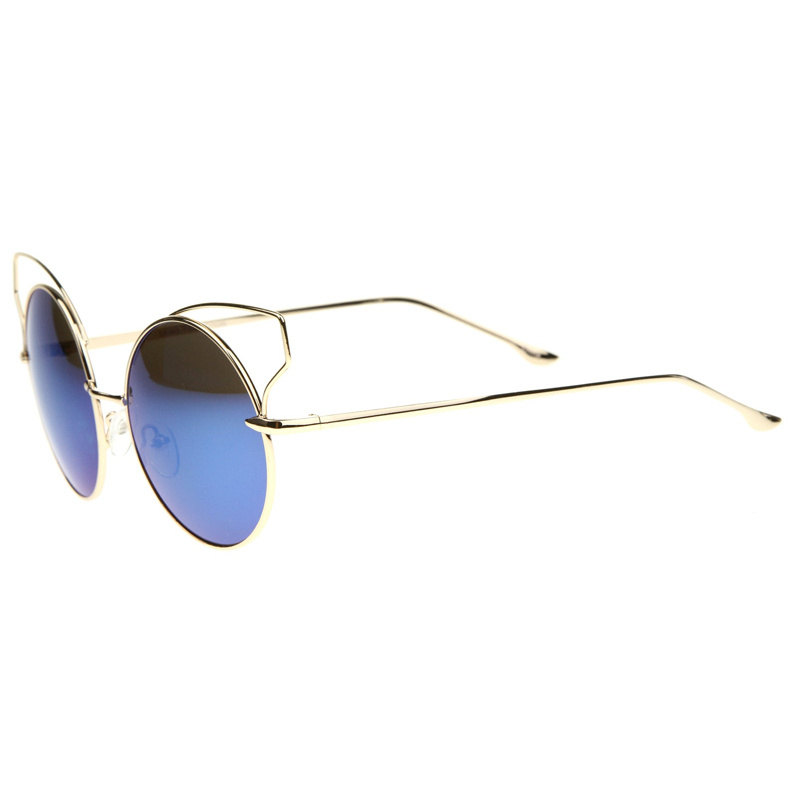 Gold / Blue Mirror