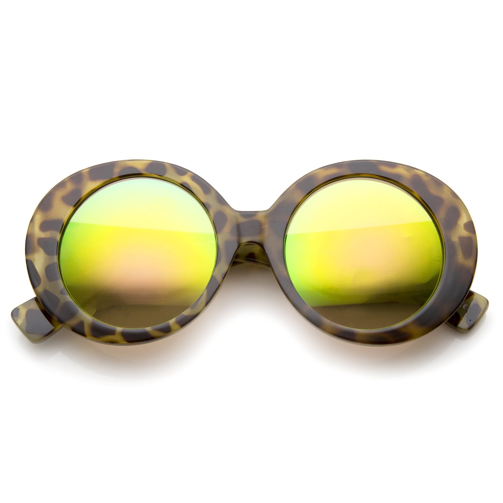 Tortoise / Pink-Green Mirror