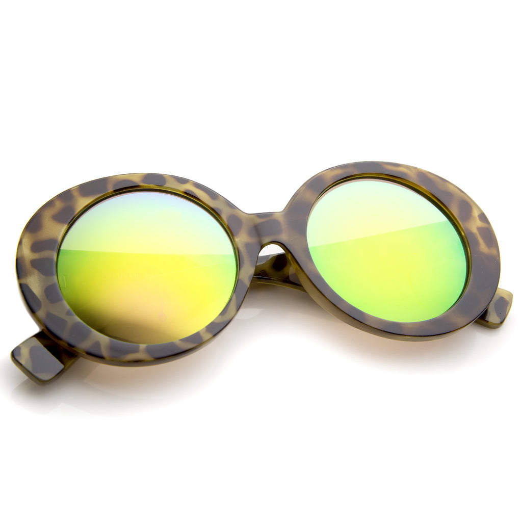 Tortoise / Pink-Green Mirror