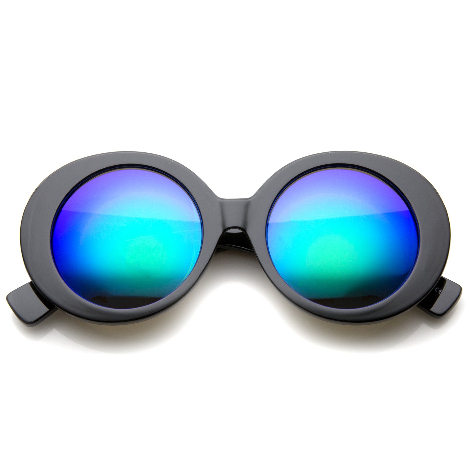 Black / Green-Blue Mirror