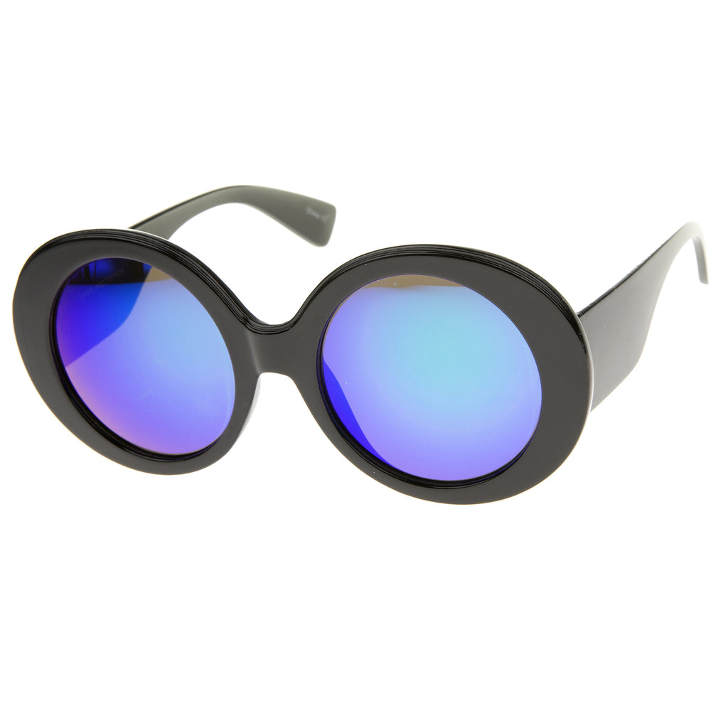 Black / Green-Blue Mirror