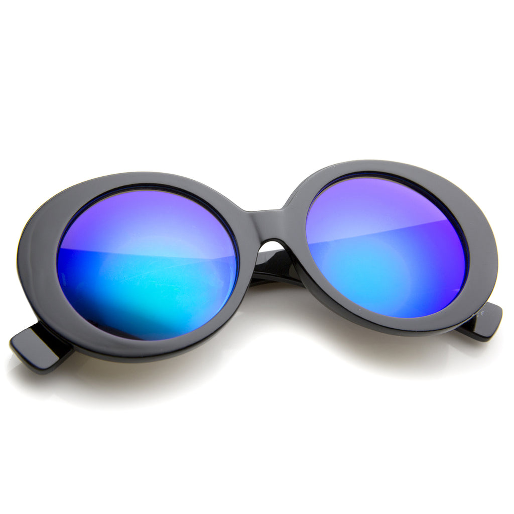 Black / Green-Blue Mirror