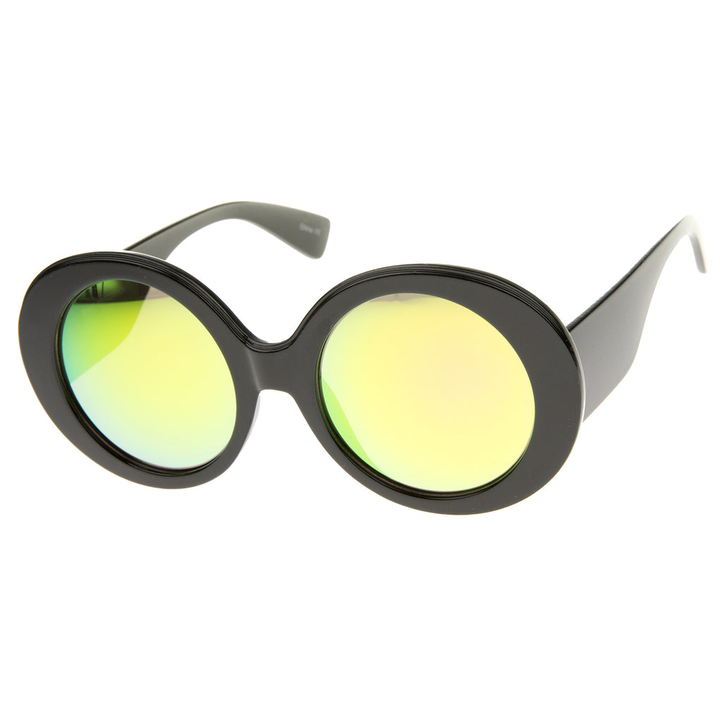 Black / Pink-Green Mirror