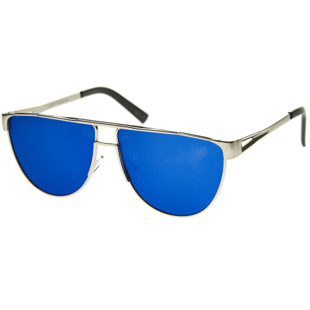 Silver/ Blue Mirror