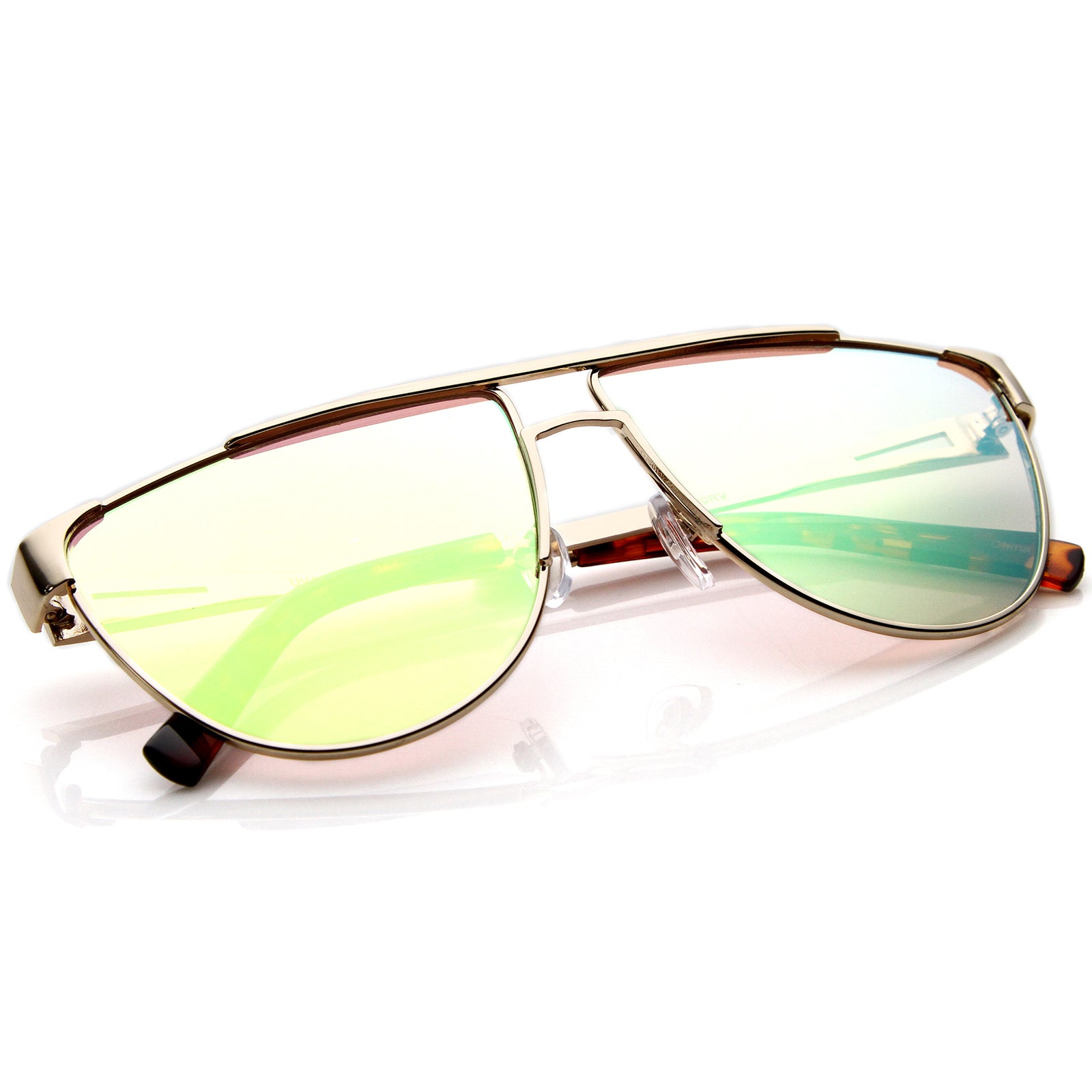 Gold / Green-Pink Mirror