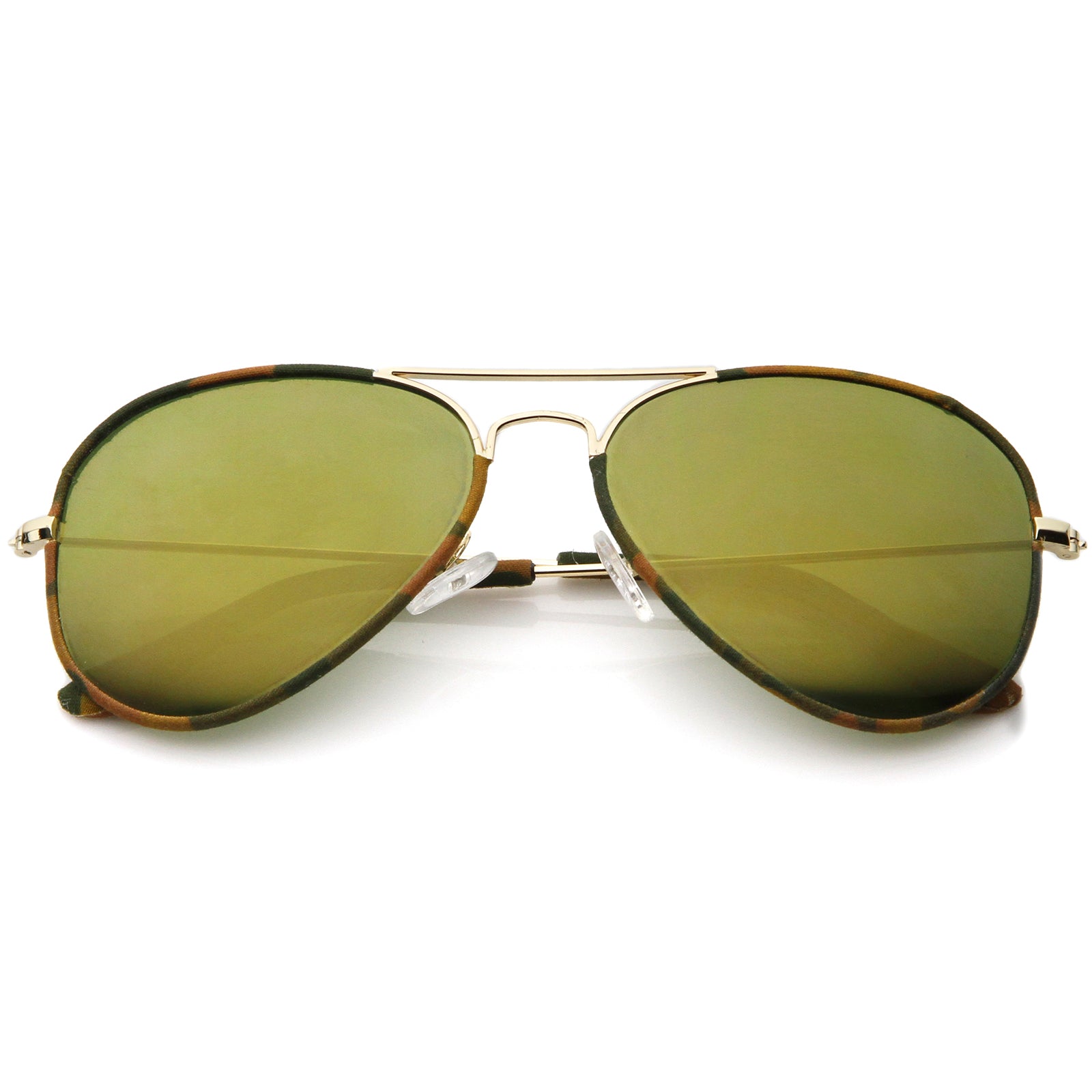 Gold-Brown-Camo / Green Mirror