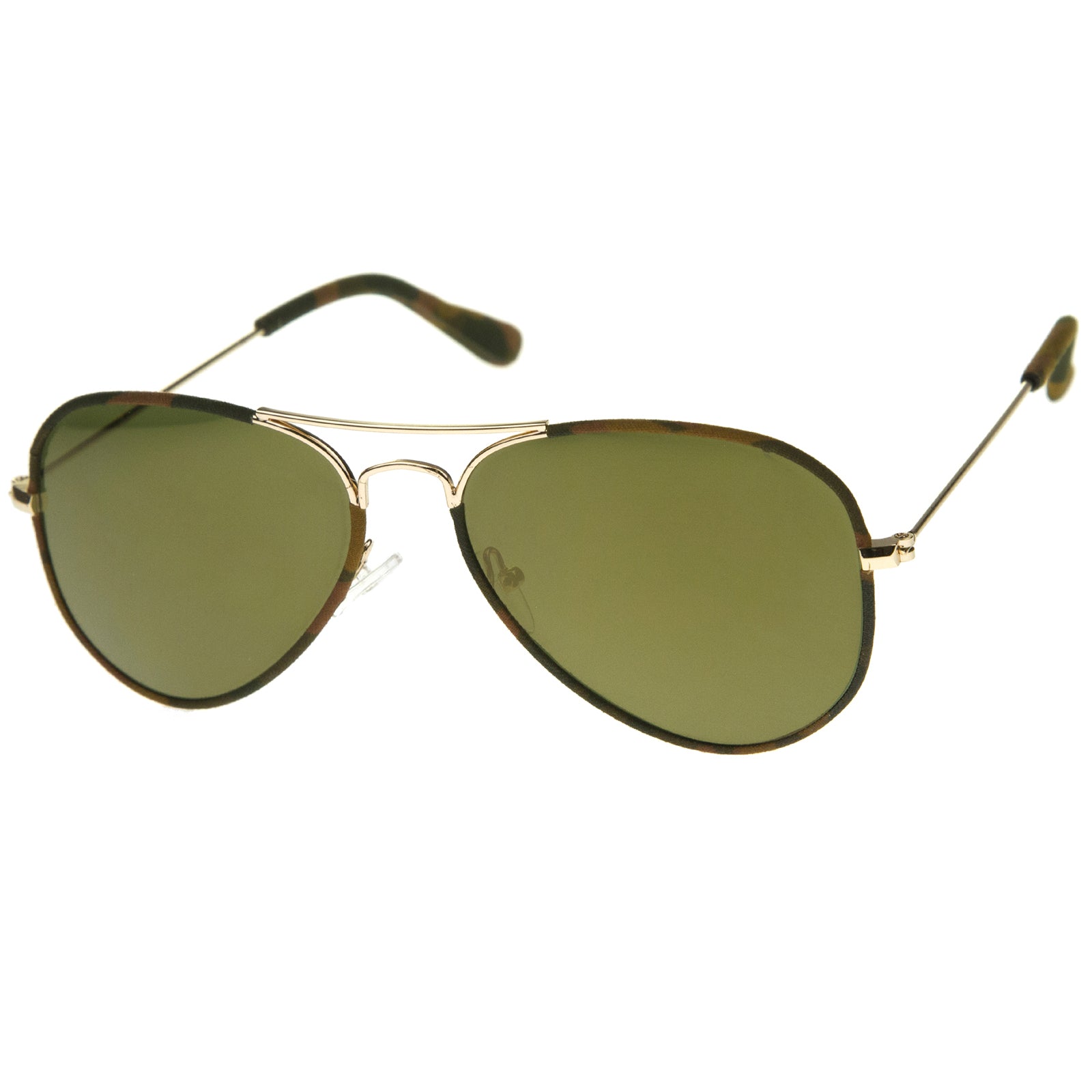 Gold-Brown-Camo / Green Mirror