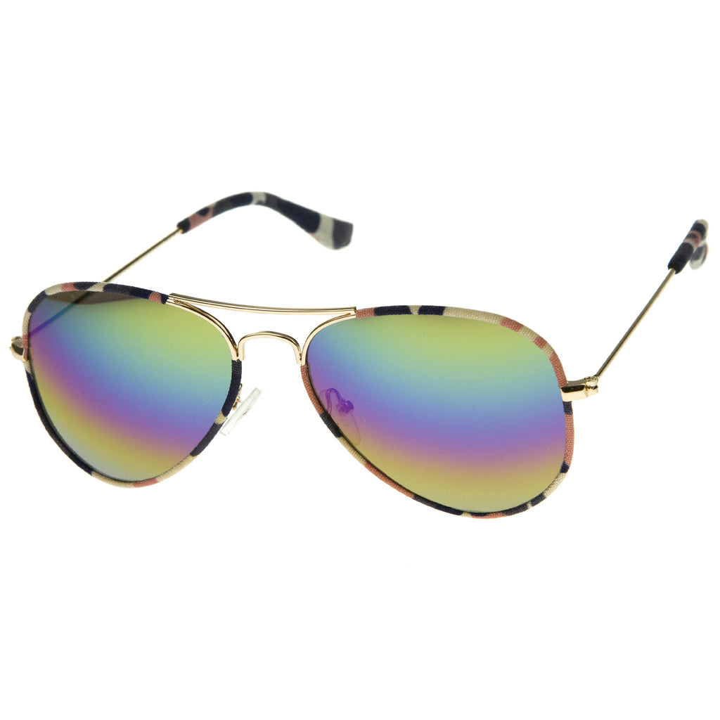 Gold-Pink-Camo / Rainbow Mirror