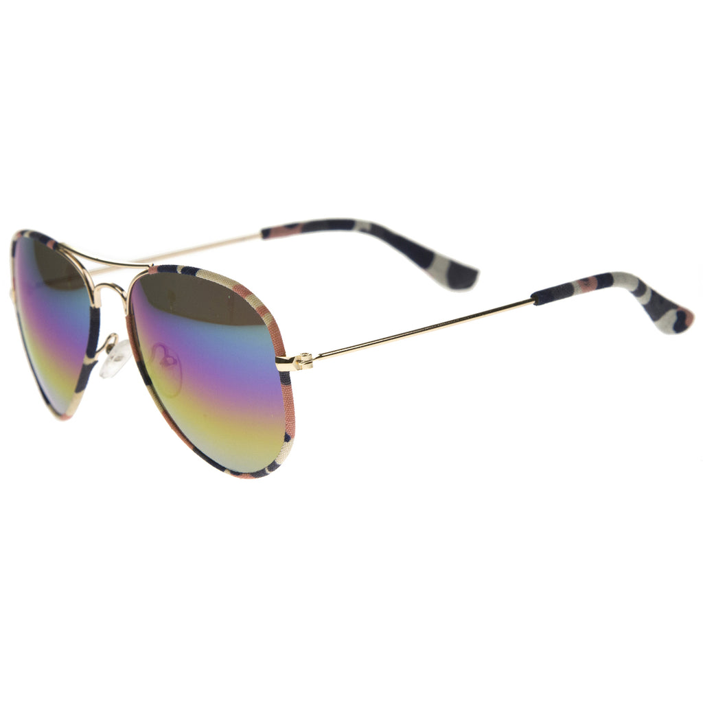 Gold-Pink-Camo / Rainbow Mirror
