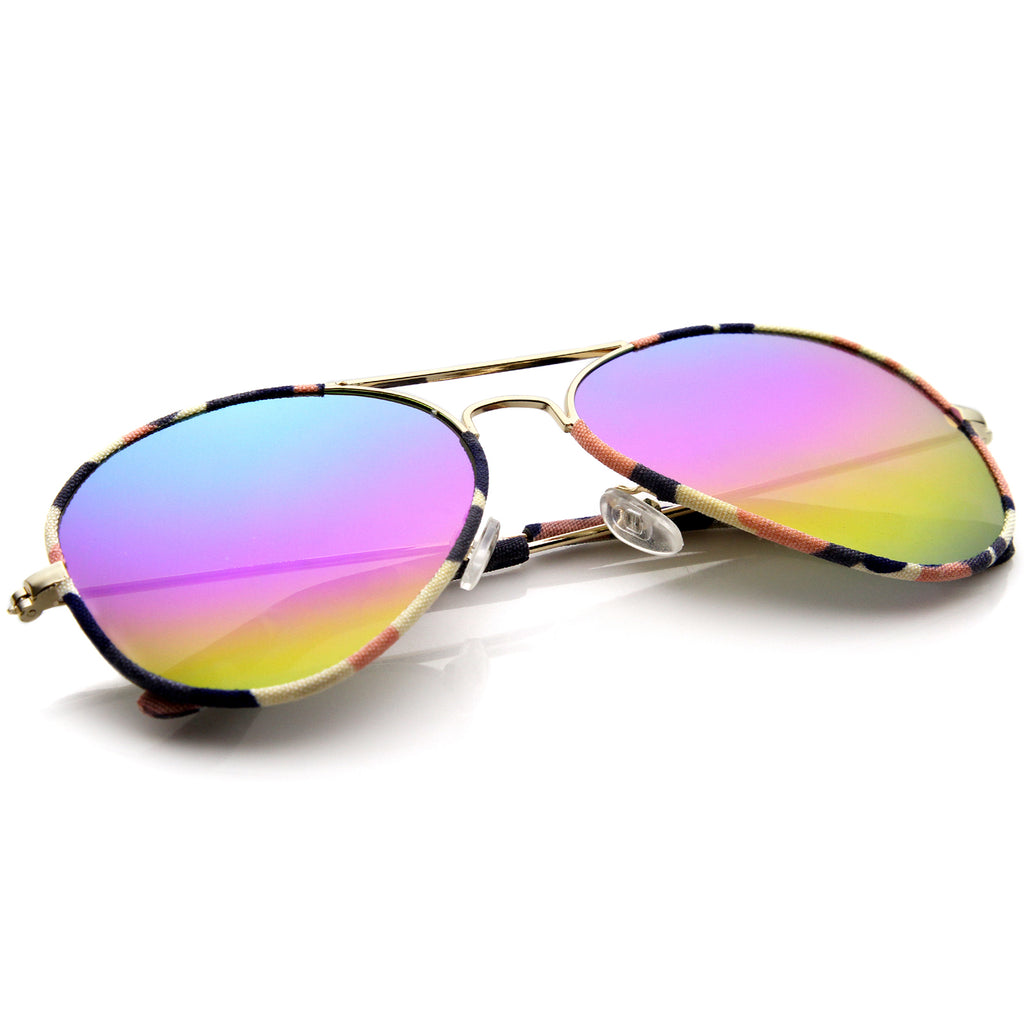Gold-Pink-Camo / Rainbow Mirror
