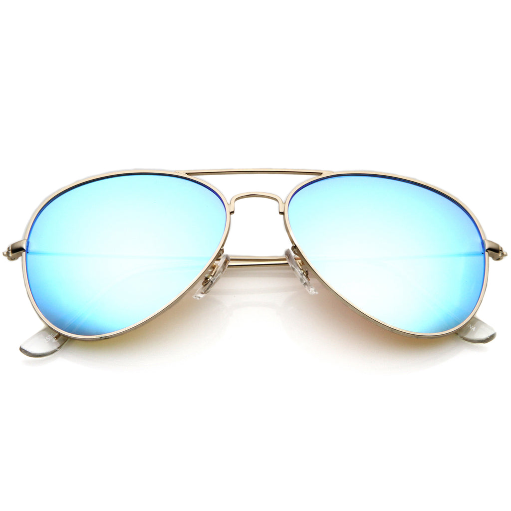 Gold / Blue Mirror