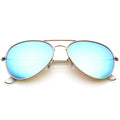 Gold / Blue Mirror
