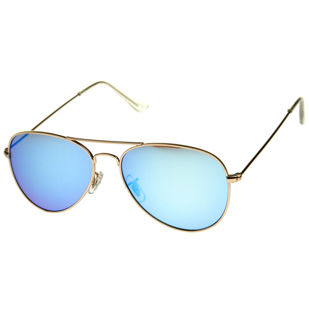 Gold / Blue Mirror