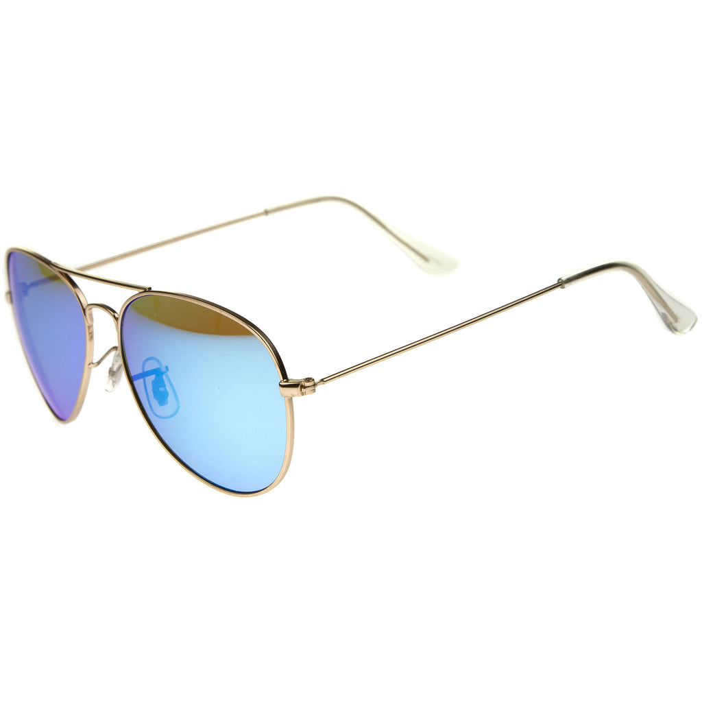 Gold / Blue Mirror