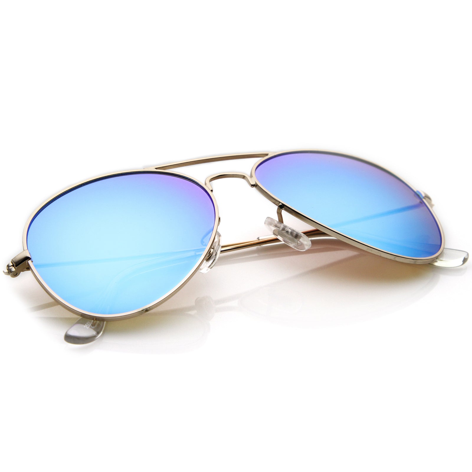 Gold / Blue Mirror
