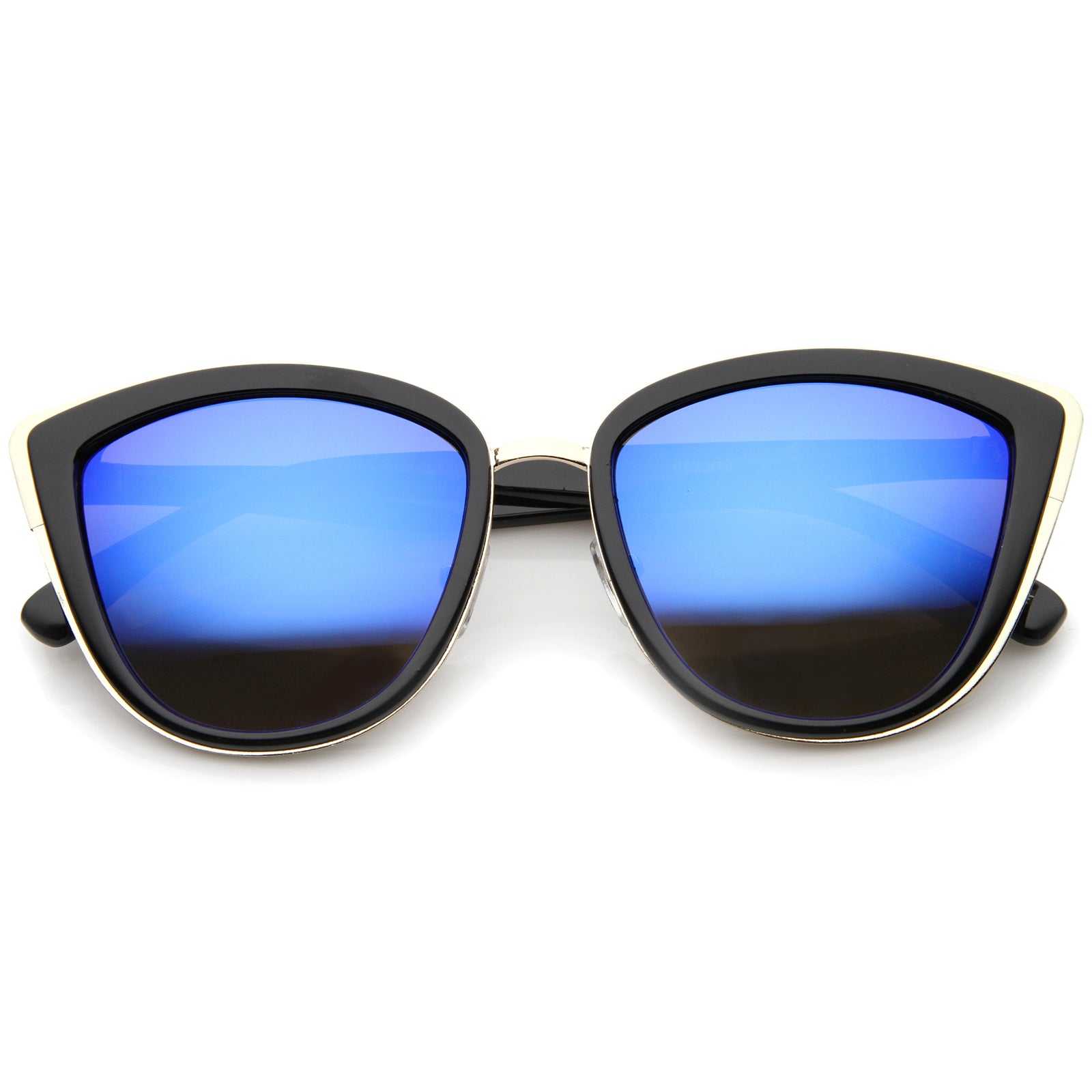 Black-Gold / Blue Mirror