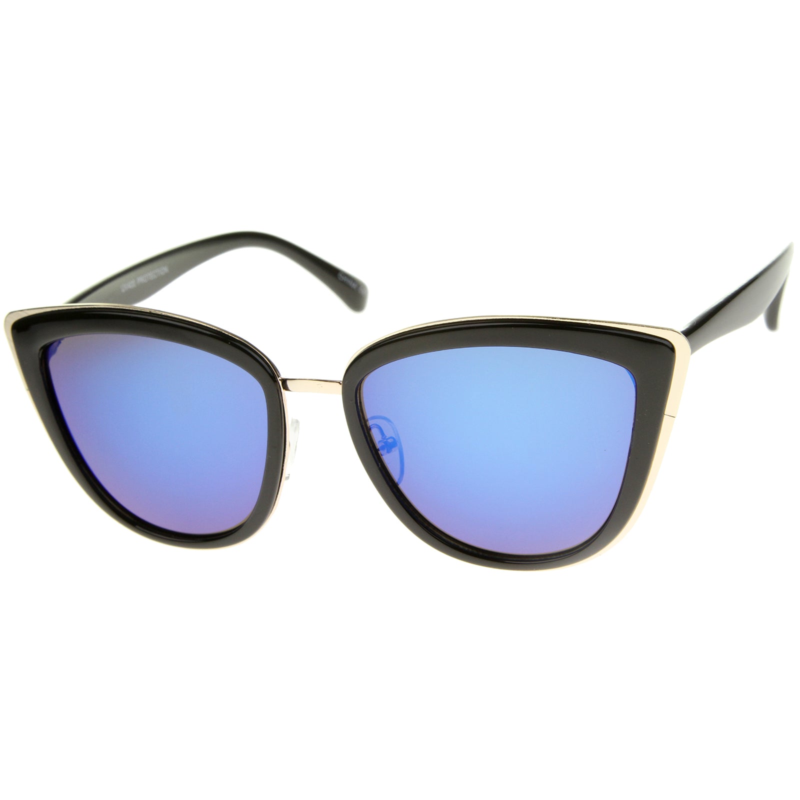 Black-Gold / Blue Mirror