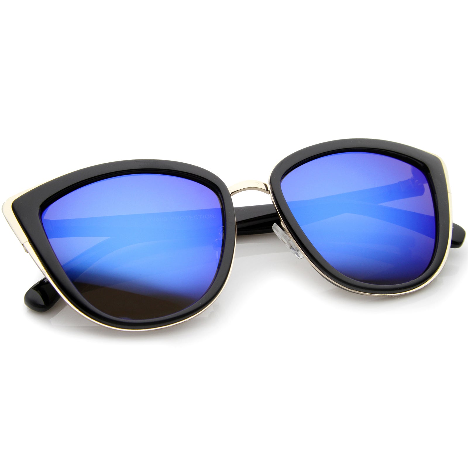 Black-Gold / Blue Mirror