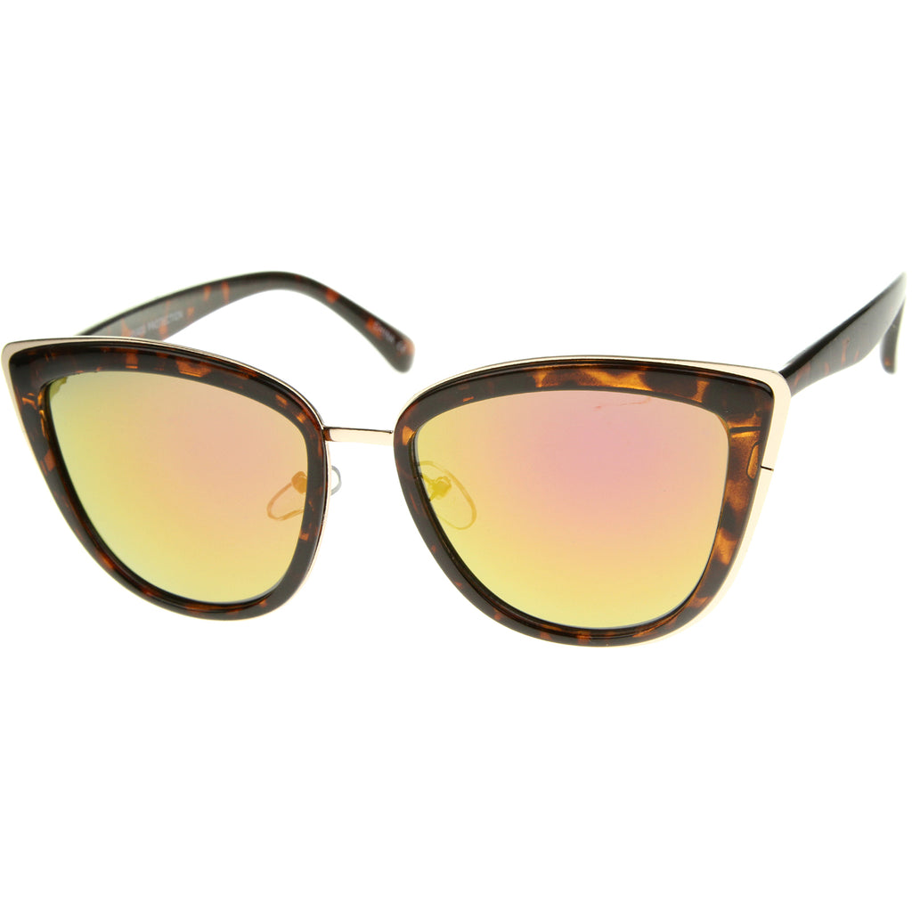 Tortoise-Gold / Pink Mirror