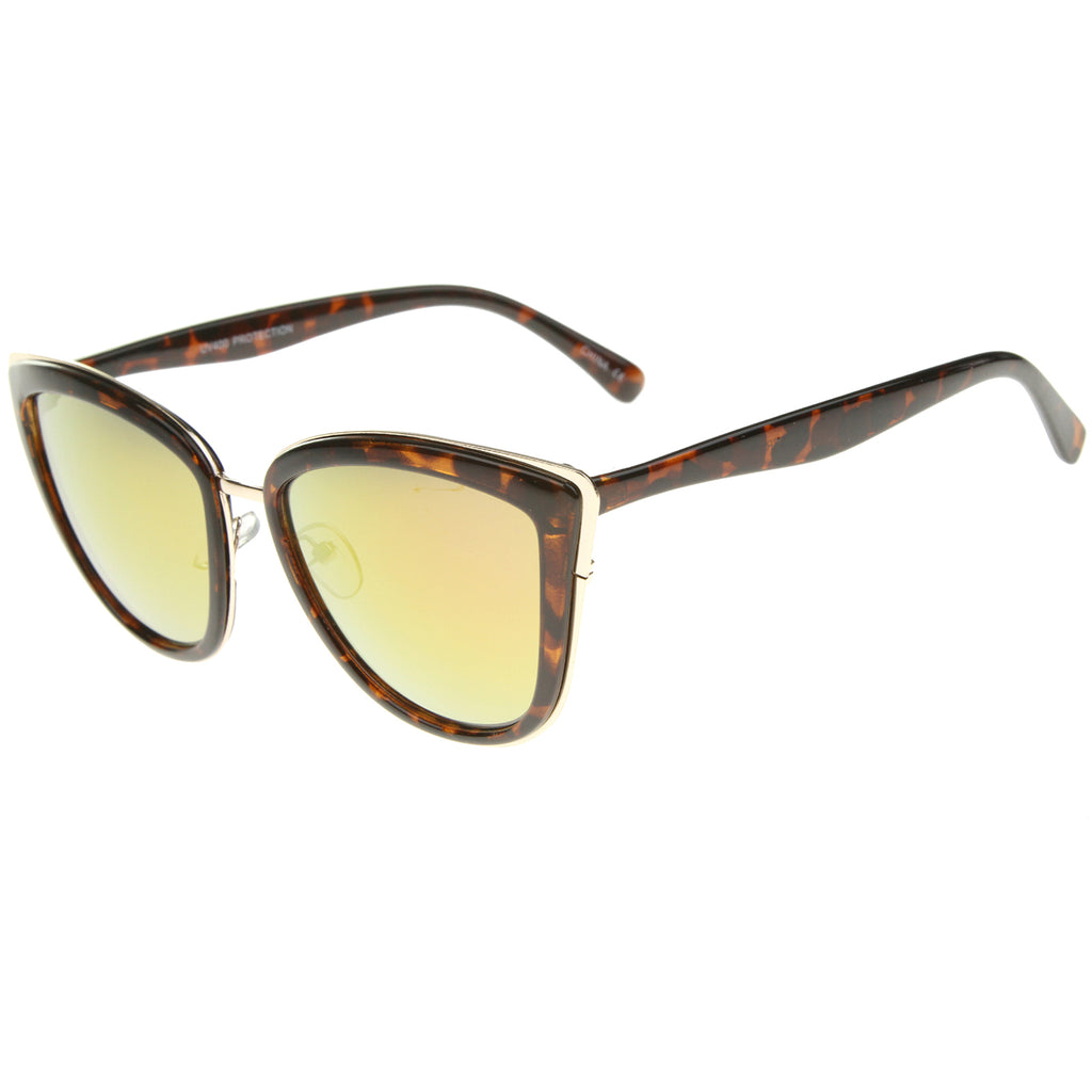 Tortoise-Gold / Pink Mirror