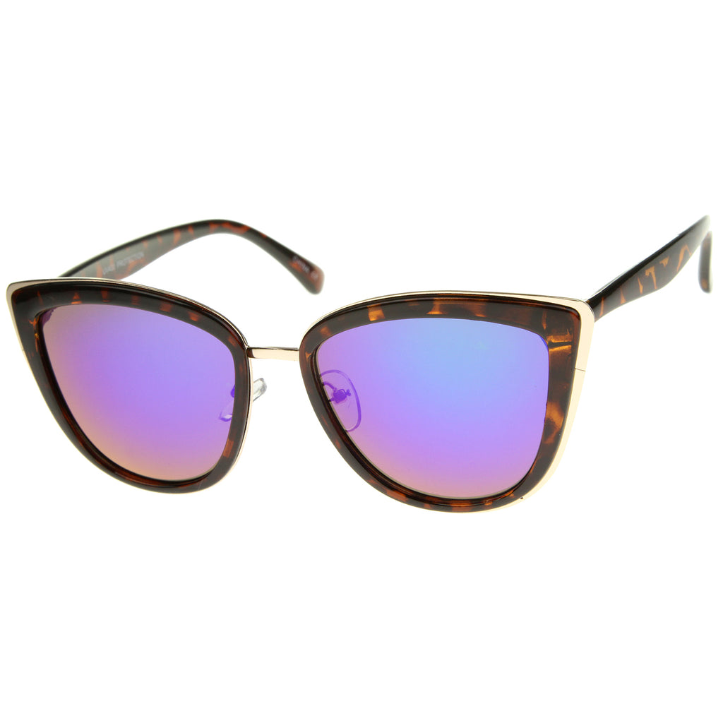 Tortoise-Gold / Purple Mirror