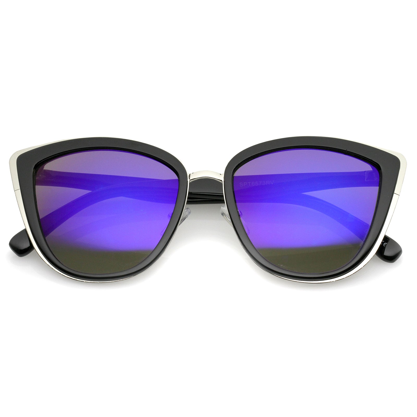Black-Silver / Blue Mirror