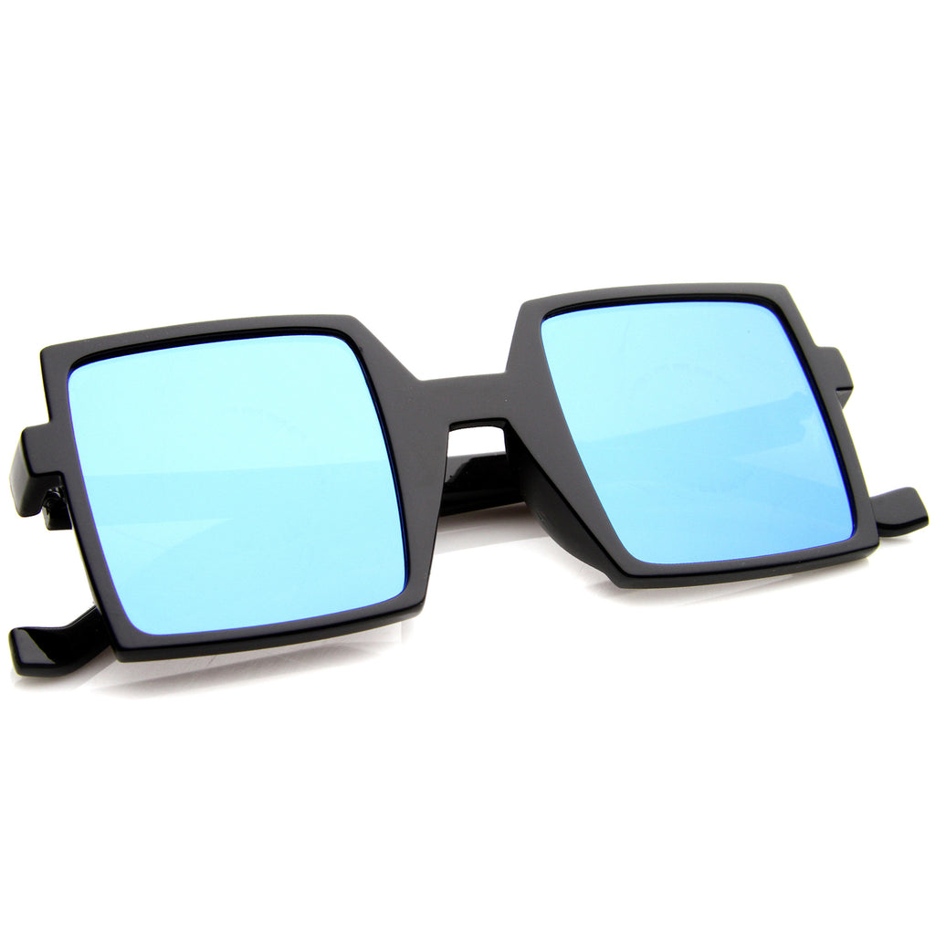 Black / Blue Mirror