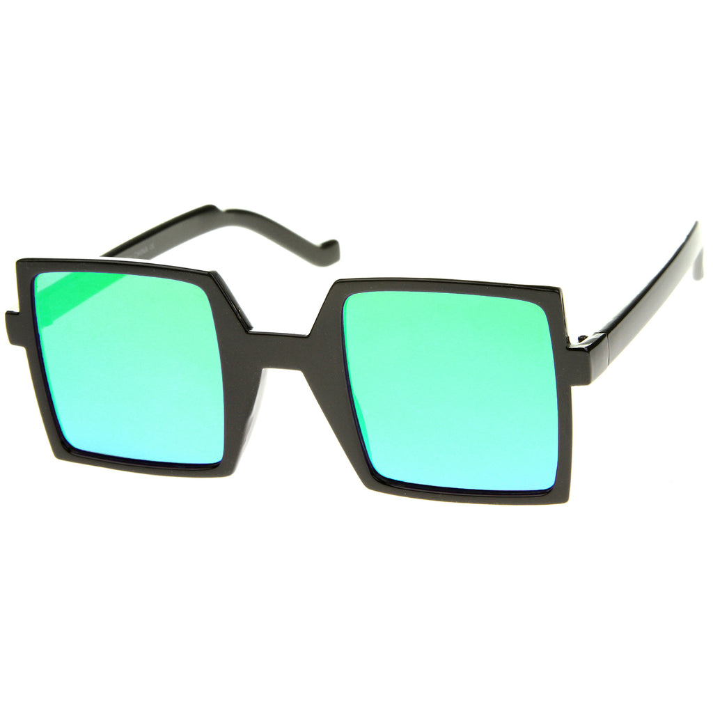 Black / Green Mirror