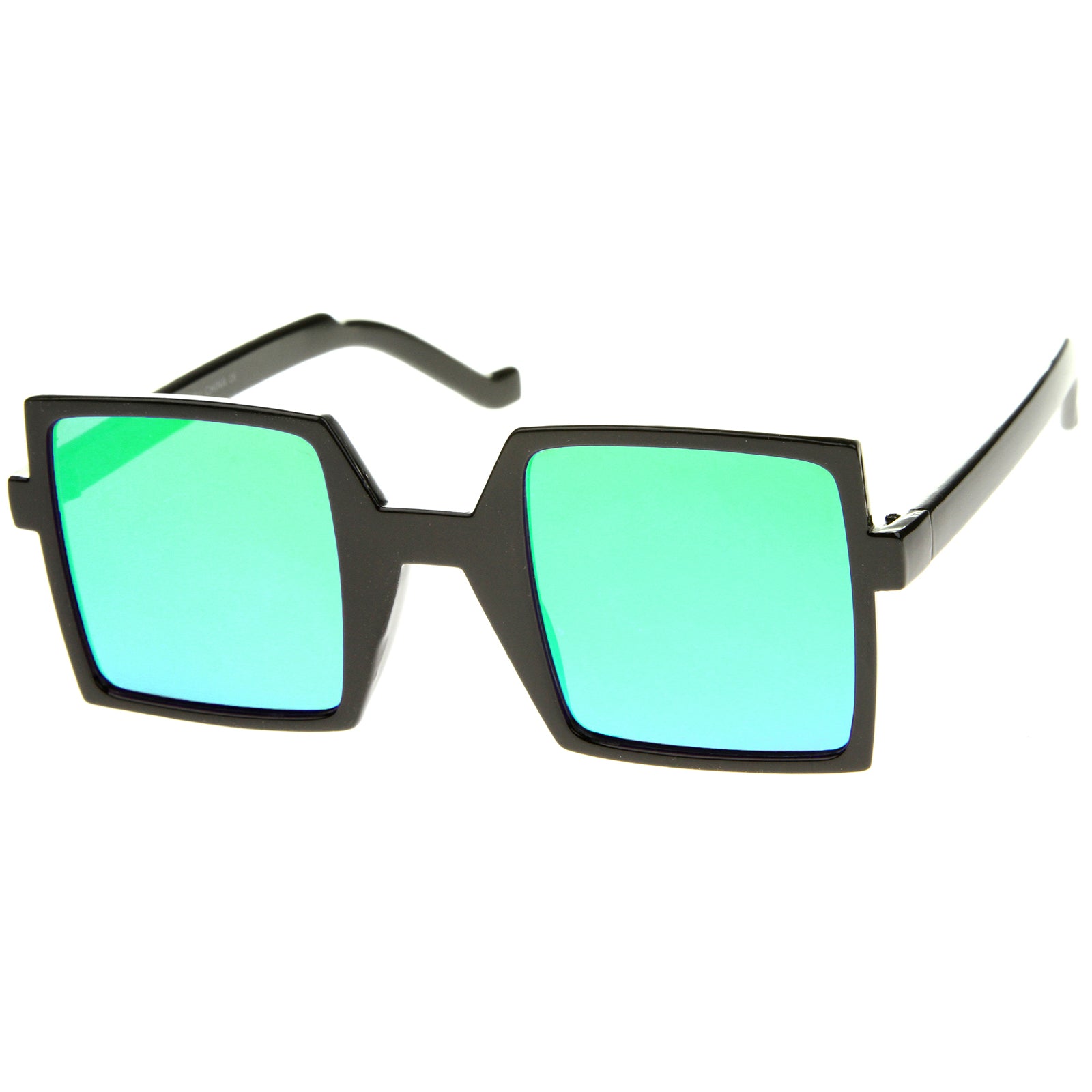 Black / Green Mirror