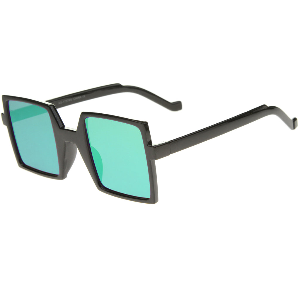 Black / Green Mirror