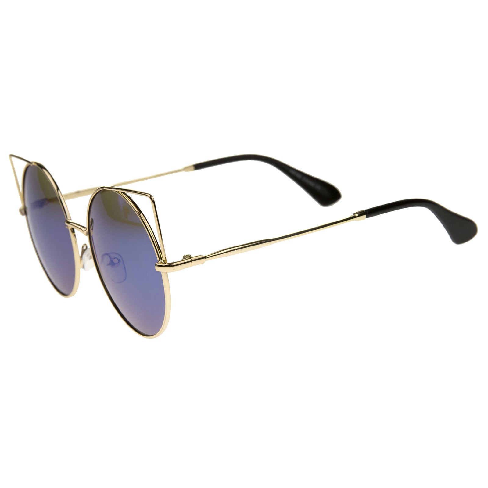 Gold / Blue Mirror